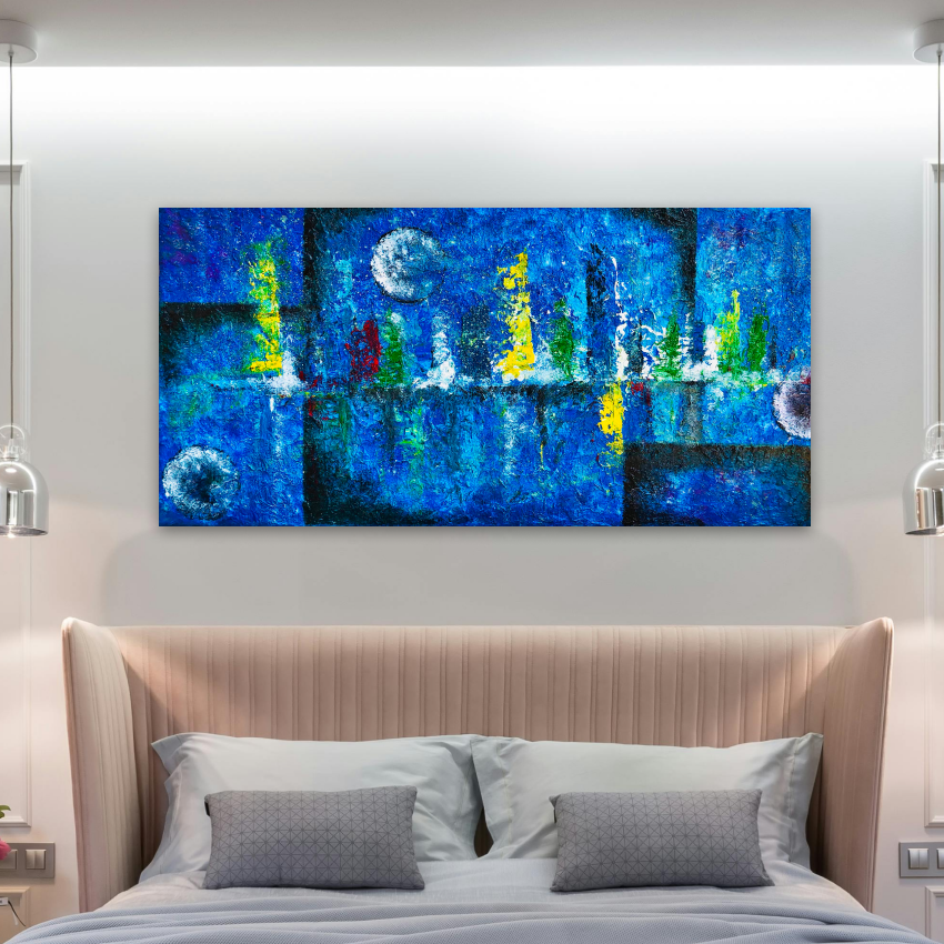 "Landscape" Original Textured Canvas Art