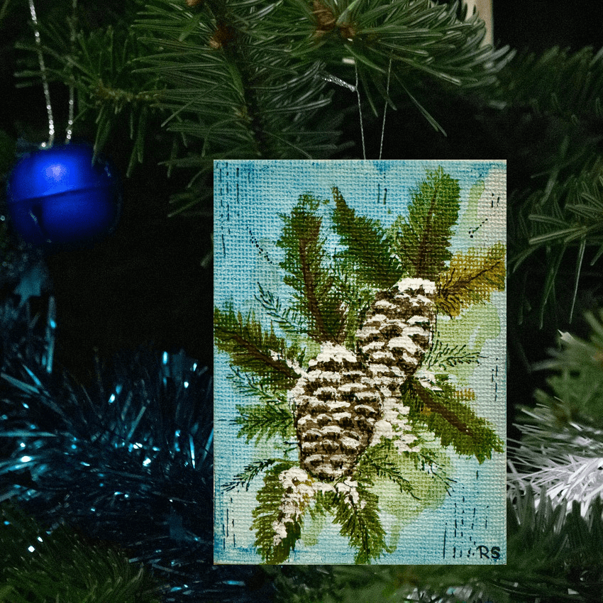 "Home Deco CT7" - Handcrafted Mini Canvas