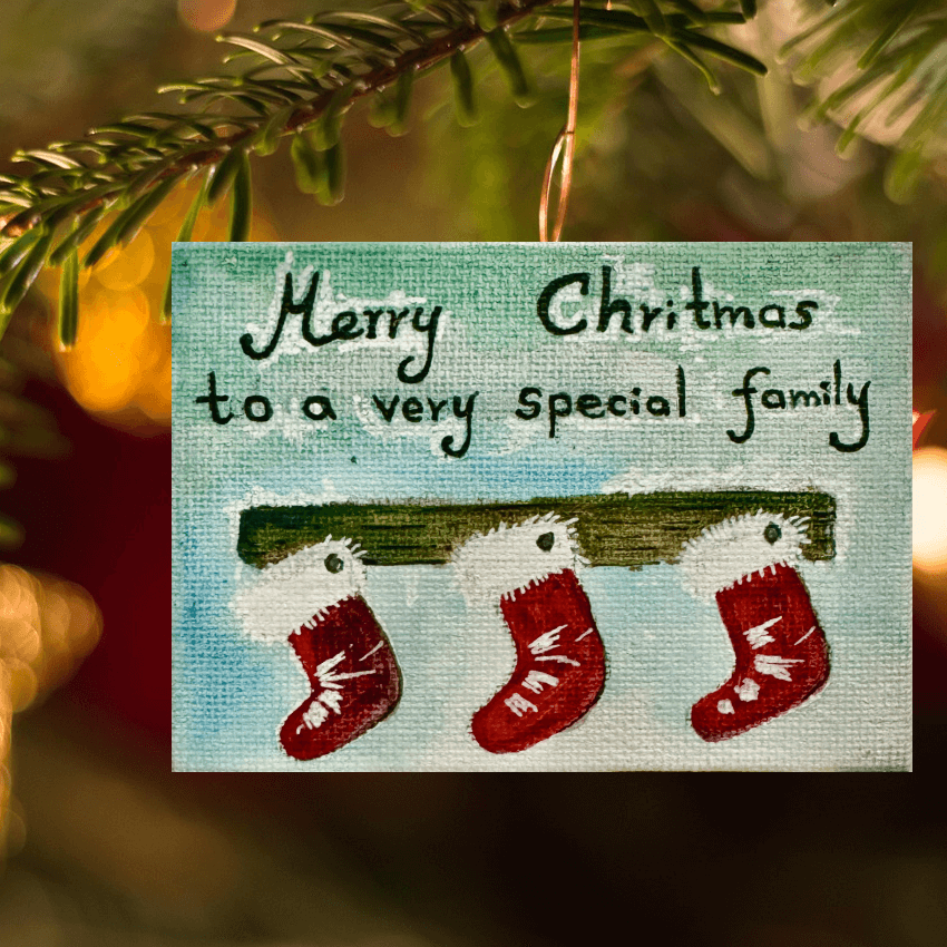 "Home Deco CT11" - Handcrafted Mini Canvas