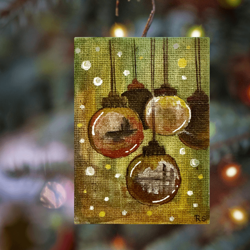 "Home Deco CT16" - Handcrafted Mini Canvas