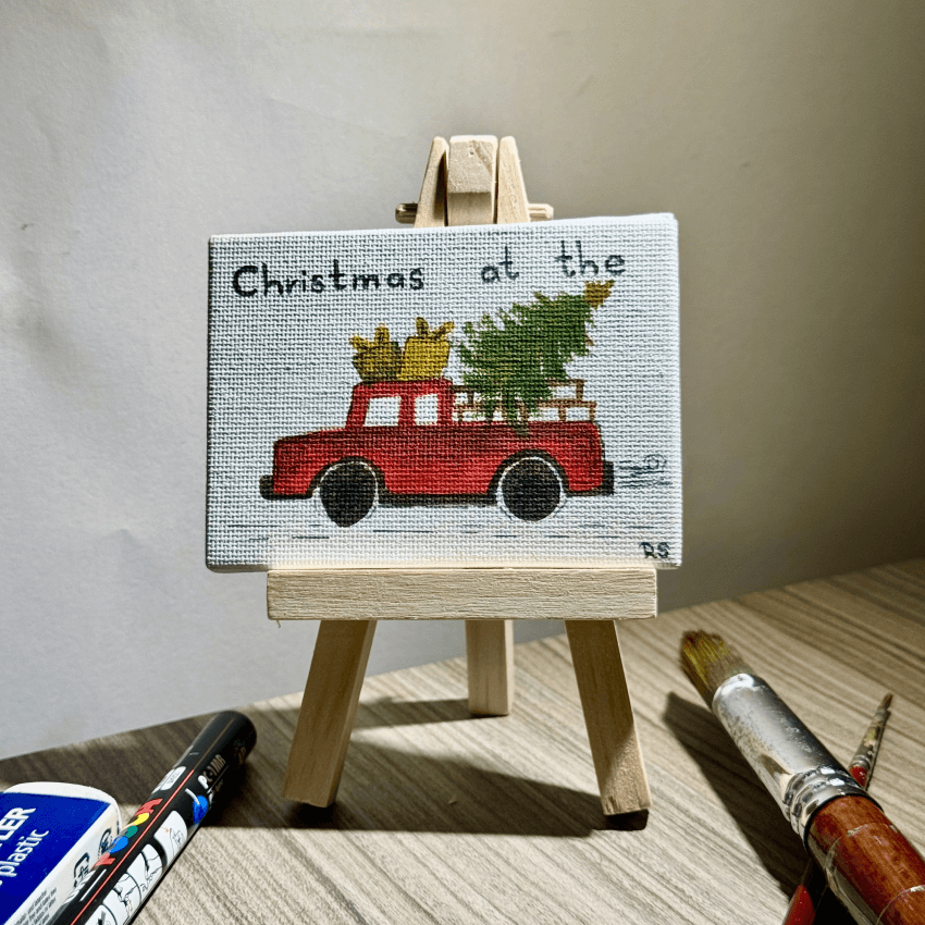 "Home Deco CT15" - Handcrafted Mini Canvas