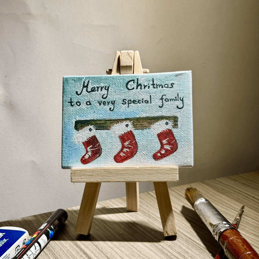 "Home Deco CT11" - Handcrafted Mini Canvas