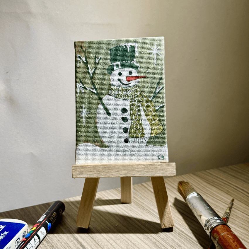 "Home Deco CT17" - Handcrafted Mini Canvas