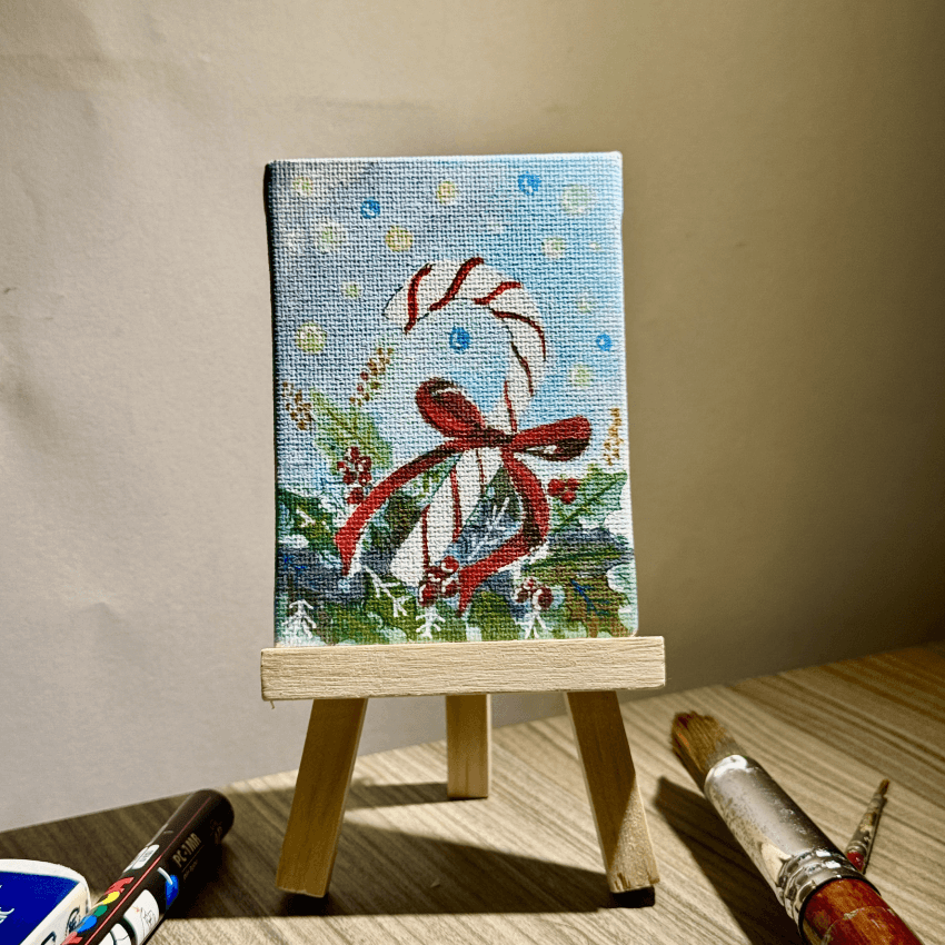 "Home Deco CT9" - Handcrafted Mini Canvas