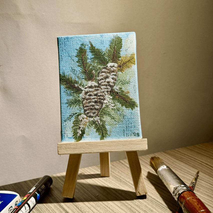 "Home Deco CT7" - Handcrafted Mini Canvas