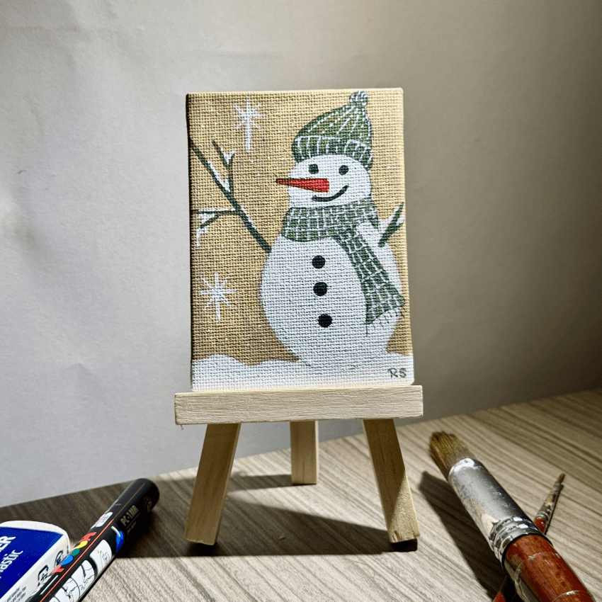 "Home Deco CT18" - Handcrafted Mini Canvas