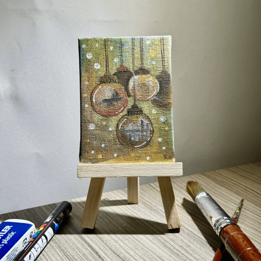"Home Deco CT16" - Handcrafted Mini Canvas