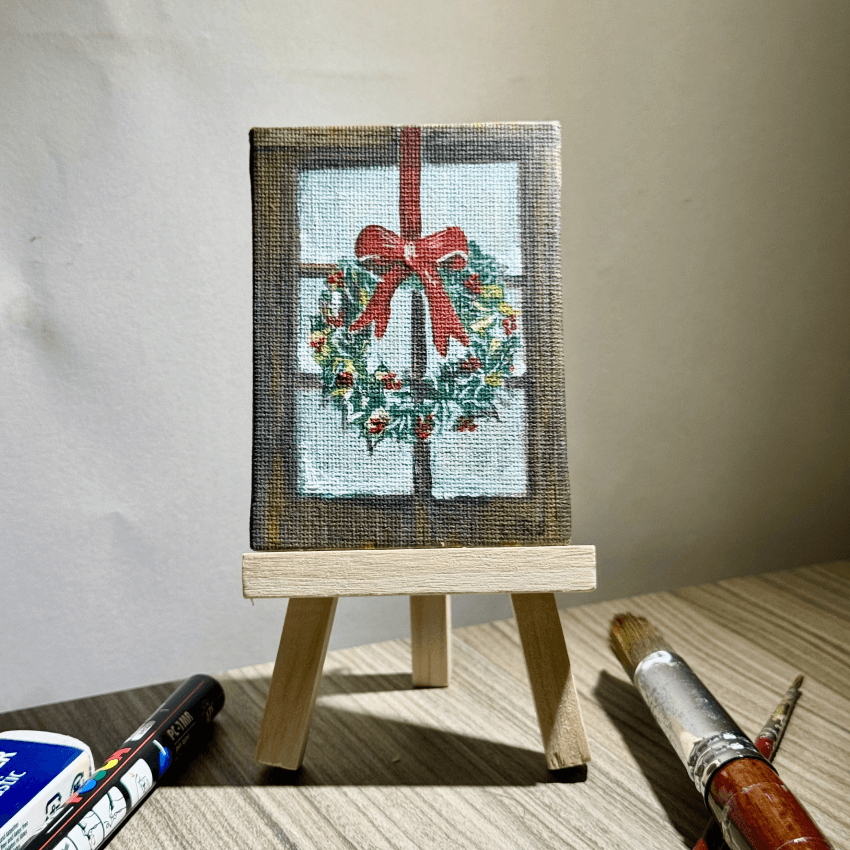 "Home Deco CT6" - Handcrafted Mini Canvas