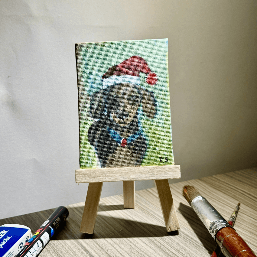 "Home Deco CT12" - Handcrafted Mini Canvas