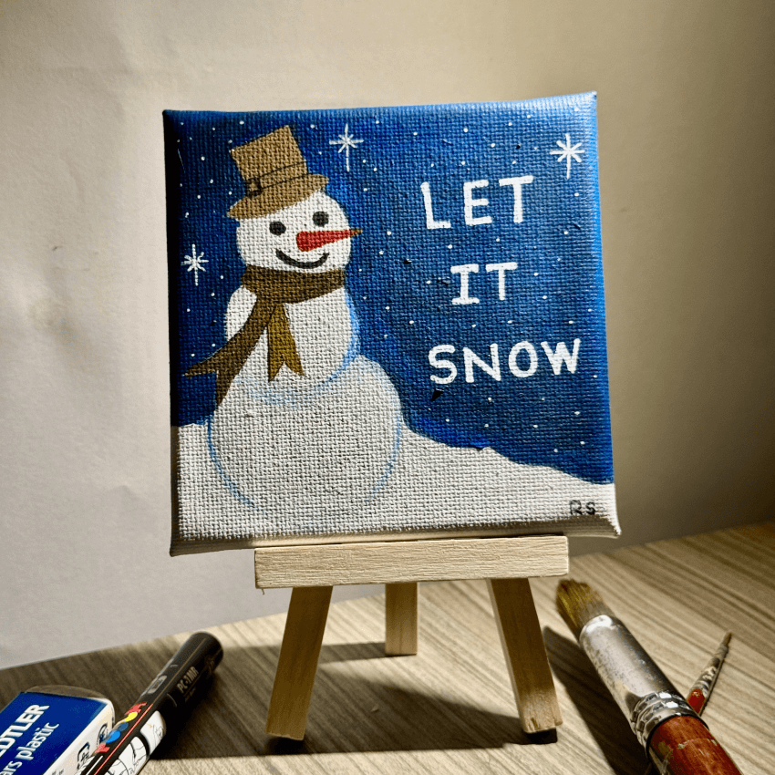 "Home Deco LCT1" - Handcrafted Mini Canvas