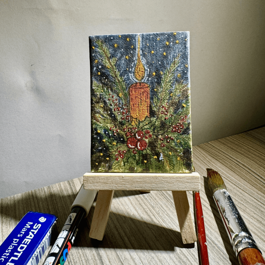 "Home Deco CT21" - Handcrafted Mini Canvas