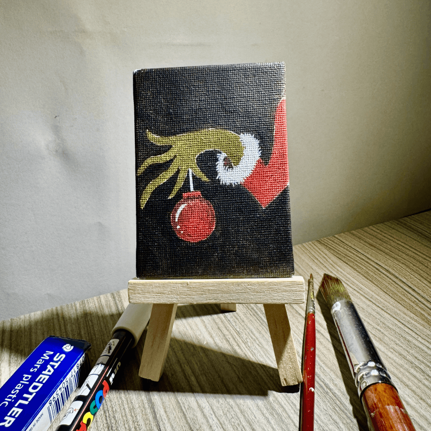 "Home Deco CT19" - Handcrafted Mini Canvas