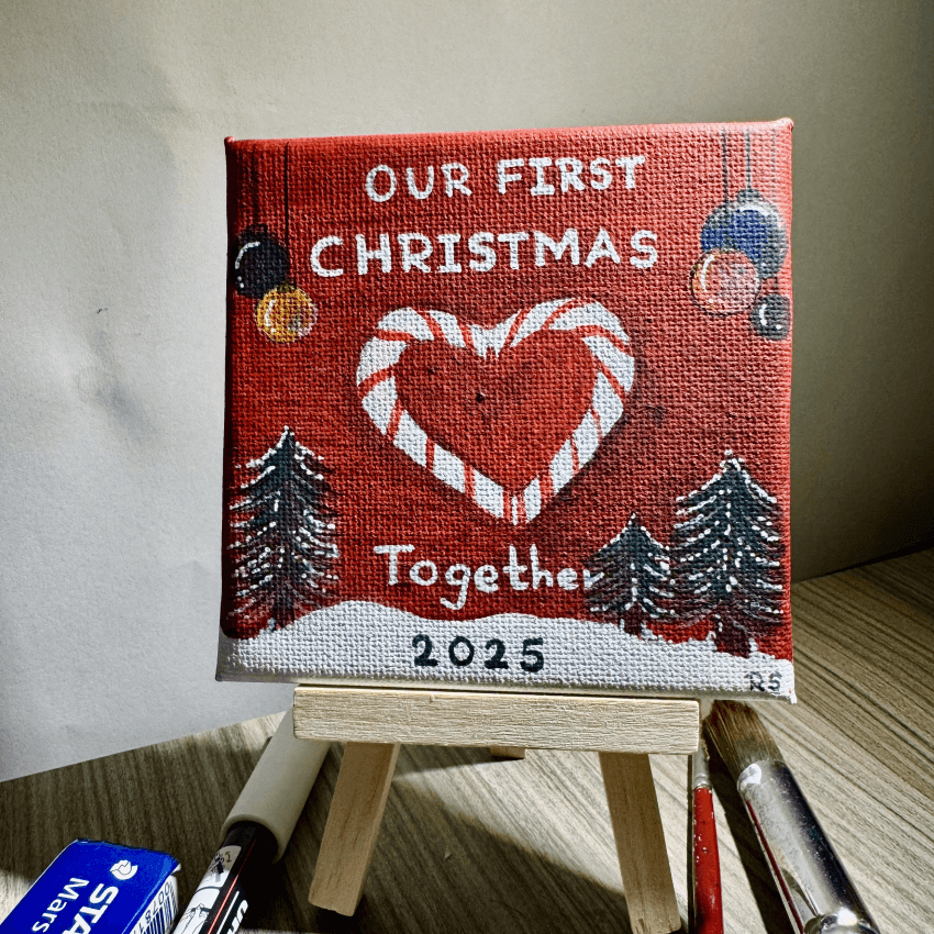 "Home Deco LCT3" - Handcrafted Mini Canvas