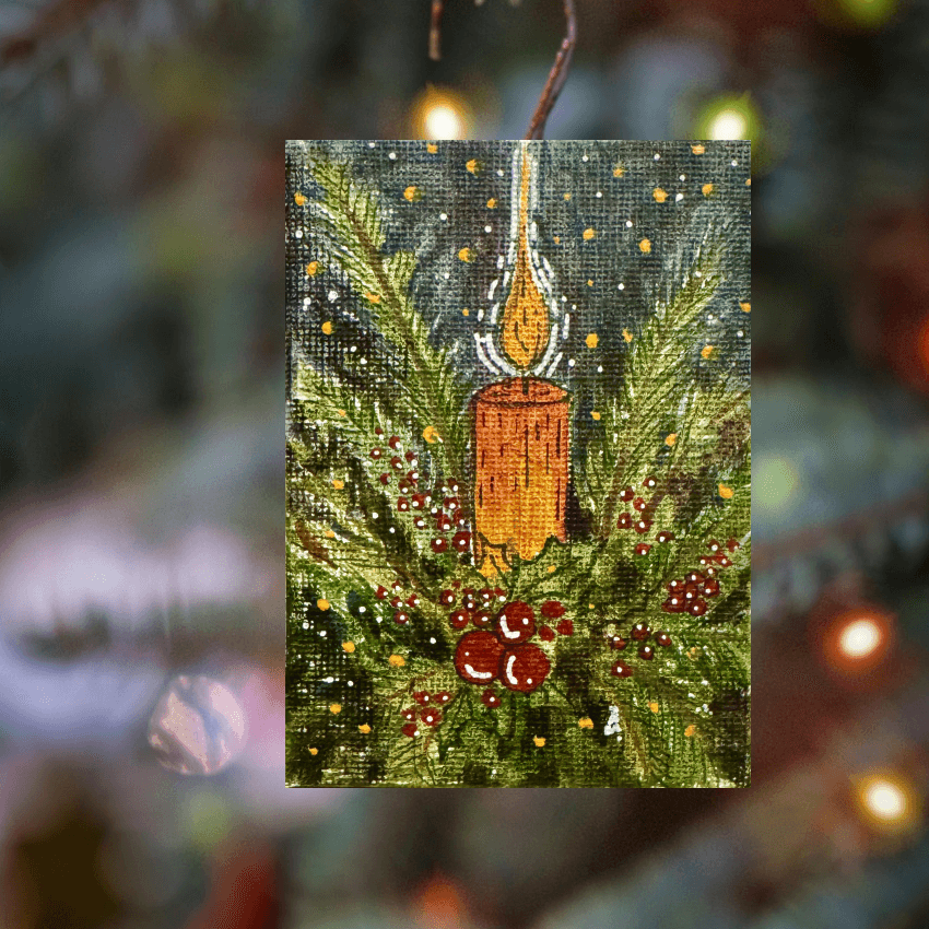 "Home Deco CT21" - Handcrafted Mini Canvas