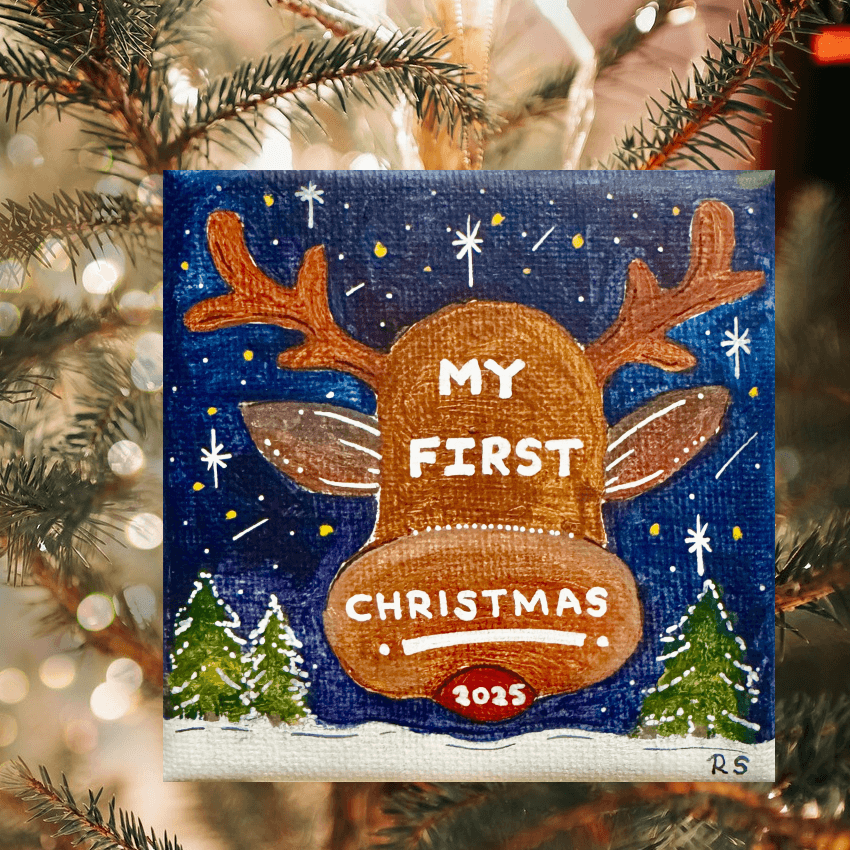 "Home Deco LCT5" - Handcrafted Mini Canvas