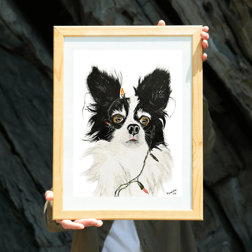 "Border Collie Christmas" Limited Edition Prints