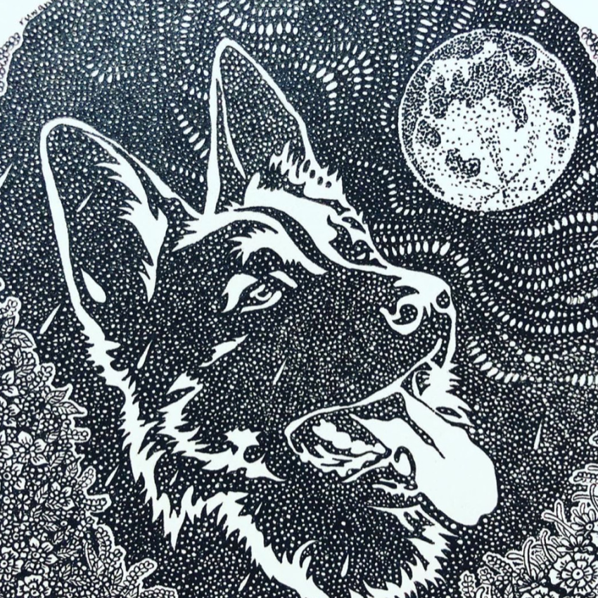 Original Hand Drawn "Brunoo" - Highly detailed, A5 Size